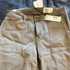 Classic Women's olive Skinny Pants